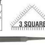 File AFile Three Sq 2nd Cut 250mm Sleeve File AFile Three Sq 2nd Cut 250mm Sleeve