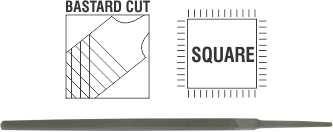 File AFile Square Bastard 150mm File AFile Square Bastard 150mm