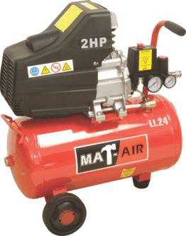 Compressor MATAIR 1.5kw|2hp 24l 220v Dd Compressor MATAIR 1.5kw|2hp 24l 220v Dd