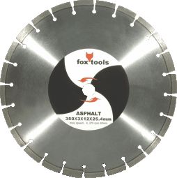 Blade FOX Diam Seg Asphalt 350x10mm Blade FOX Diam Seg Asphalt 350x10mm
