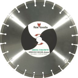 Blade FOX Diam Seg Concrete New 350x10mm Blade FOX Diam Seg Concrete New 350x10mm