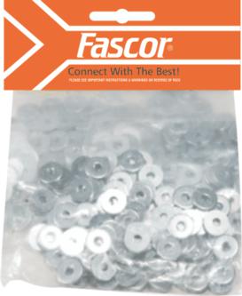 Rivet Fascor Washer Pkt|100 W4 Rivet Fascor Washer Pkt|100 W4