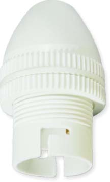 Elec Mts Lampholder 10mm White L Elec Mts Lampholder 10mm White L