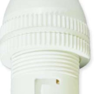 Elec Mts Lampholder 10mm White L Elec Mts Lampholder 10mm White L