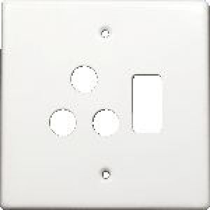 Elec Mts Socket C|plate Single 4×4 L Ct Elec Mts Socket C|plate Single 4×4 L Ct