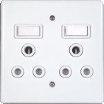 Elec Mts Prepac Socket Double 4×4 Ct Elec Mts Prepac Socket Double 4×4 Ct