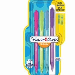 PAPER MATE Inkjoy 100 Retractable Ball Pen – Assorted Fun 4’s PAPER MATE Inkjoy 100 Retractable Ball Pen – Assorted Fun 4’s