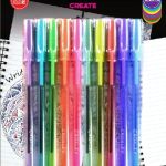 Croxley Create Capped Ballpoint Pens – Assorted Fun (Blister of 10) Croxley Create Capped Ballpoint Pens – Assorted Fun (Blister of 10)