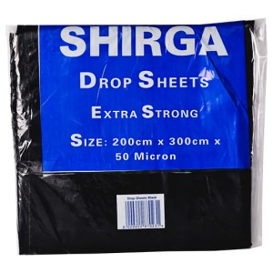 Bulk Pack 5 x Painting Drop-Sheet 2×3-Metre 75-Mic Blk Bulk Pack 5 x Painting Drop-Sheet 2×3-Metre 75-Mic Blk