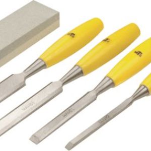 MTS Wood Chisel Set 4Pc + Oilstone WZ374 MTS Wood Chisel Set 4Pc + Oilstone WZ374