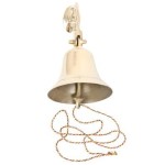 Bulk Pack x 2 Bell Ship’s Cord Ringer Brass 11cm Bulk Pack x 2 Bell Ship’s Cord Ringer Brass 11cm