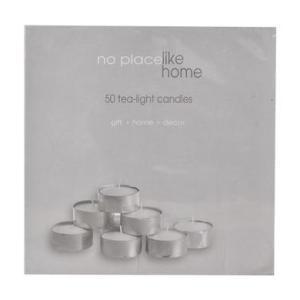 Bulk Pack 5x Candle Tea-Lite White 3.5cm Box-50 Bulk Pack 5x Candle Tea-Lite White 3.5cm Box-50