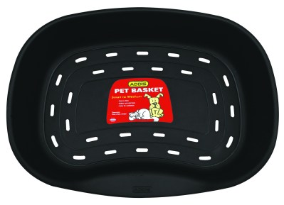 Pet Bed – Pet Accessories – Plastic – Medium – 60cm x 46cm x 18.5cm – Black – M Pet Bed – Pet Accessories – Plastic – Medium – 60cm x 46cm x 18.5cm – Black – M