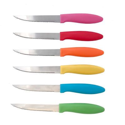 Hillhouse Colourful Steak Knives – 6 Piece Edition Hillhouse Colourful Steak Knives – 6 Piece Edition