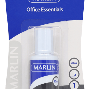 Marlin Correction Fluid Bottle 20ml with Brush Marlin Correction Fluid Bottle 20ml with Brush