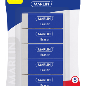 Marlin Vinyl Erasers – Blister of 5 Marlin Vinyl Erasers – Blister of 5