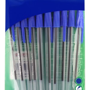 Marlin Astra-Line Medium Nib Ballpoint Pens – Blue (Pack of 10) Marlin Astra-Line Medium Nib Ballpoint Pens – Blue (Pack of 10)
