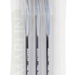 Marlin Pure Point Medium Transparent Ballpoint Pens – Black Ink (Blister of 3) Marlin Pure Point Medium Transparent Ballpoint Pens – Black Ink (Blister of 3)