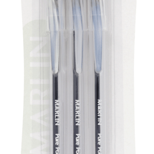 Marlin Pure Point Medium Transparent Ballpoint Pens – Black Ink (Blister of 3) Marlin Pure Point Medium Transparent Ballpoint Pens – Black Ink (Blister of 3)