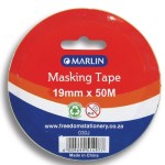 Marlin Masking Tape Roll -19mm x 50m Marlin Masking Tape Roll -19mm x 50m