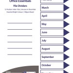 Marlin File 12 (Jan – Dec) Index Dividers 160gsm Bright Board Marlin File 12 (Jan – Dec) Index Dividers 160gsm Bright Board