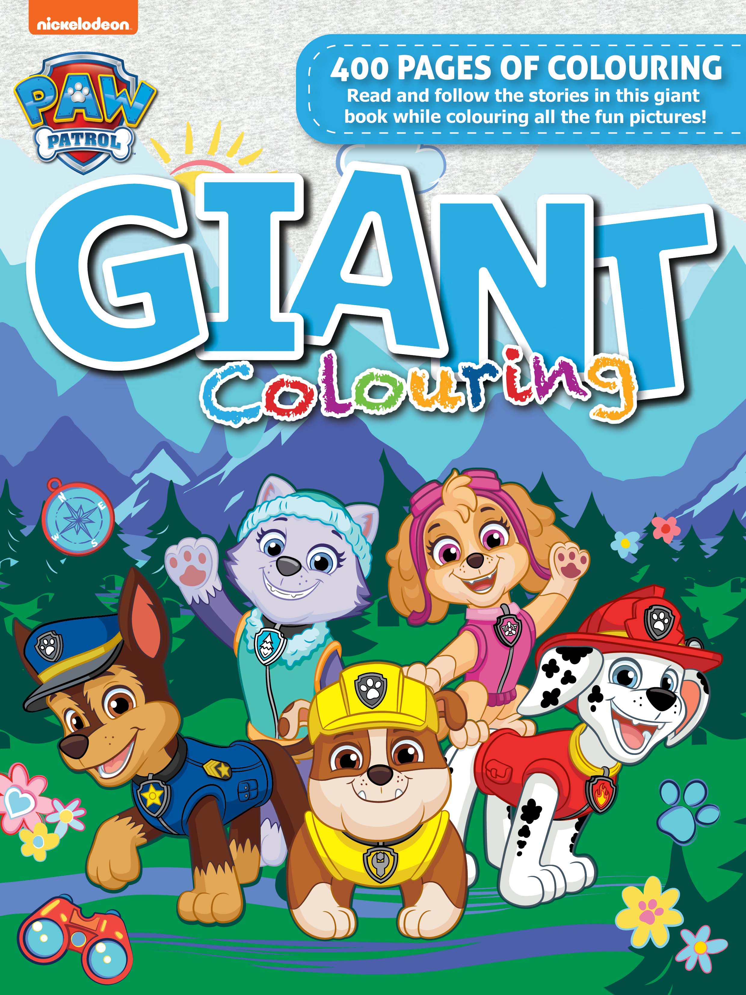 Paw Patrol 400 Page Giant Colouring Book Paw Patrol 400 Page Giant Colouring Book