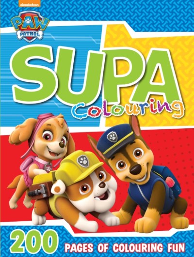 Paw Patrol 200 Page Supa Colour And Activity Book Paw Patrol 200 Page Supa Colour And Activity Book