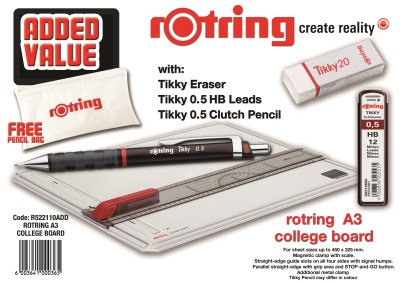 Rotring A3 College Board Added Value Bundle Rotring A3 College Board Added Value Bundle