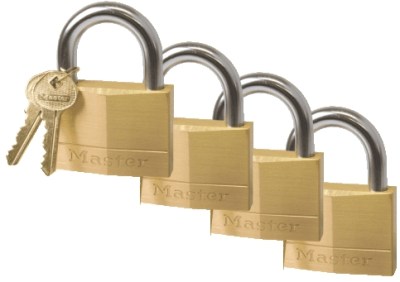 Padlock Master 20mm K|a Carded Pk|4 Padlock Master 20mm K|a Carded Pk|4