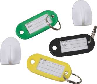 Perma 285 Hooks And Tags For Keys 8pc Perma 285 Hooks And Tags For Keys 8pc