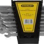 Wrench Stanley Comb 8pc 8-19mm 73649-8 Wrench Stanley Comb 8pc 8-19mm 73649-8