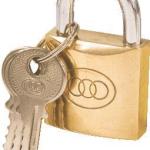 Padlock Tri Brass (Keyed Alike) – 32mm Padlock Tri Brass (Keyed Alike) – 32mm