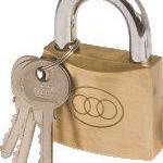 Padlock Tri Brass (Keyed Alike) – 50mm Padlock Tri Brass (Keyed Alike) – 50mm