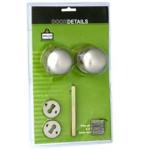 Waldo Door Furn/Mort. Knob Vic.Round Satin Np Waldo Door Furn/Mort. Knob Vic.Round Satin Np