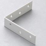 Waldo Bracket Corner White On Galv. 75mmx75mm Waldo Bracket Corner White On Galv. 75mmx75mm