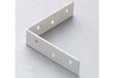 Waldo Bracket Corner White On Galv. 75mmx75mm Waldo Bracket Corner White On Galv. 75mmx75mm