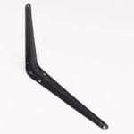 Waldo Shelf Bracket 200mmx250mm Black Japan Waldo Shelf Bracket 200mmx250mm Black Japan