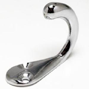 Waldo Wardrobe Hook Single Chrome Plated Waldo Wardrobe Hook Single Chrome Plated