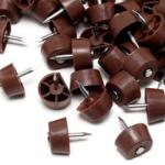 Waldo Shelf Supports With Nail – Brown Waldo Shelf Supports With Nail – Brown