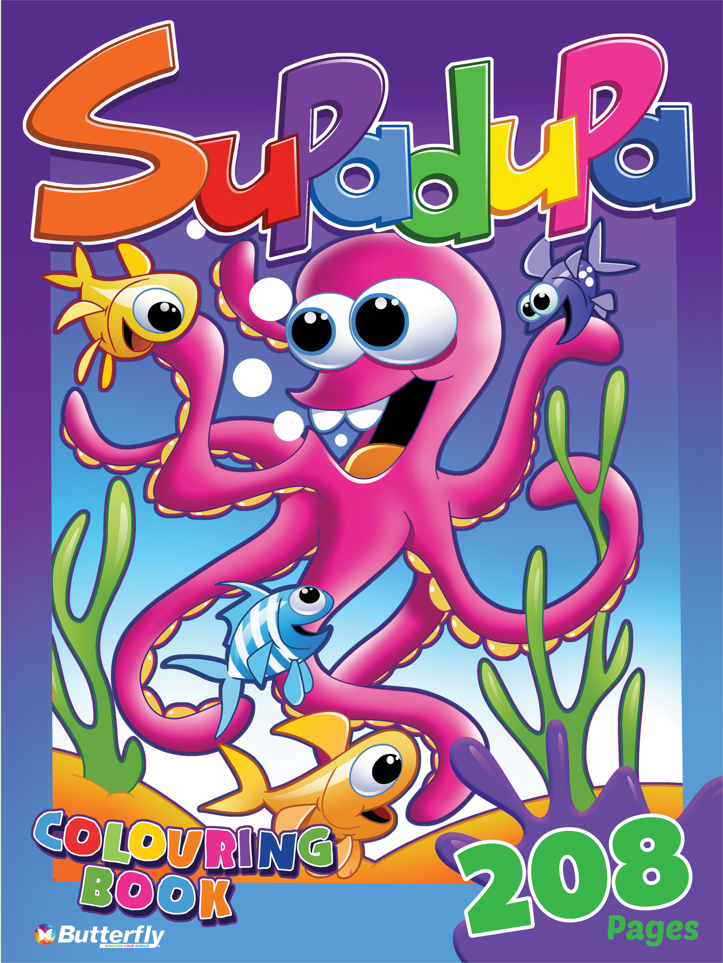 Supadupa Colouring Book 208 Page Supadupa Colouring Book 208 Page