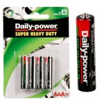 Bulk Pack 15 X Daily-Power Super Heavy Duty Battery – Size AAA Pack of 4 Bulk Pack 15 X Daily-Power Super Heavy Duty Battery – Size AAA Pack of 4