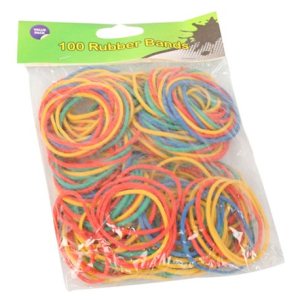 Bulk Pack 15 X Rubber Bands – Pack of 100 Assorted Colours Bulk Pack 15 X Rubber Bands – Pack of 100 Assorted Colours