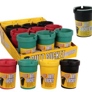 Bulk Pack 8 x Plastic Tub Ashtray Assorted – 8 x 11cm Bulk Pack 8 x Plastic Tub Ashtray Assorted – 8 x 11cm