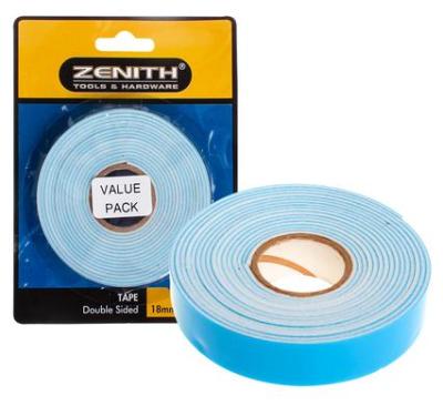 Bulk Pack 5 X Zenith Double Sided Tape 18mm x 3m Bulk Pack 5 X Zenith Double Sided Tape 18mm x 3m