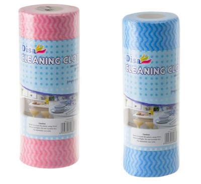 Bulk Pack 4 x Cleaning Cloth Roll 30’S 50cm x 22cm – Pink & Blue Bulk Pack 4 x Cleaning Cloth Roll 30’S 50cm x 22cm – Pink & Blue