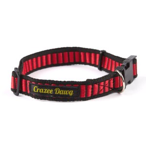 Crazee Dawg Nylon Heavy Duty 50mm x 750mm Adjustable Dog Collar – Red Crazee Dawg Nylon Heavy Duty 50mm x 750mm Adjustable Dog Collar – Red