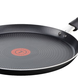 Tefal – 25cm Extra Non-Stick Pancake Pan – Black Tefal – 25cm Extra Non-Stick Pancake Pan – Black