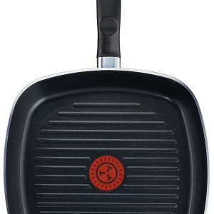 Tefal – 26cm Extra Non-Stick Grill Pan – Black Tefal – 26cm Extra Non-Stick Grill Pan – Black