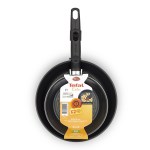 Tefal – 20cm & 26cm Extra Non-Stick Fry Pan Set – Black Tefal – 20cm & 26cm Extra Non-Stick Fry Pan Set – Black