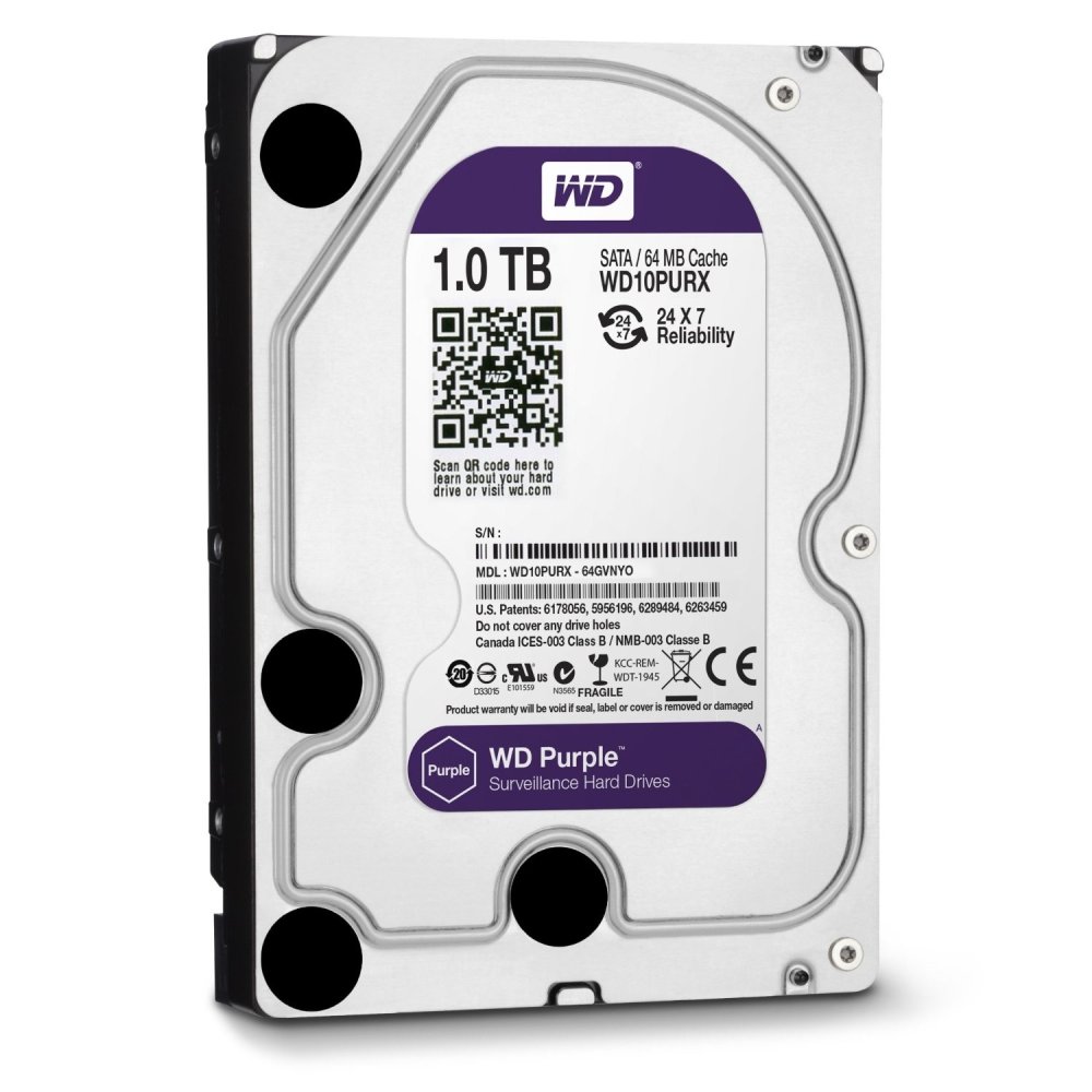 WD Purple 1TB 5400RPM 64MB Cache 3.5″ WD Purple 1TB 5400RPM 64MB Cache 3.5″